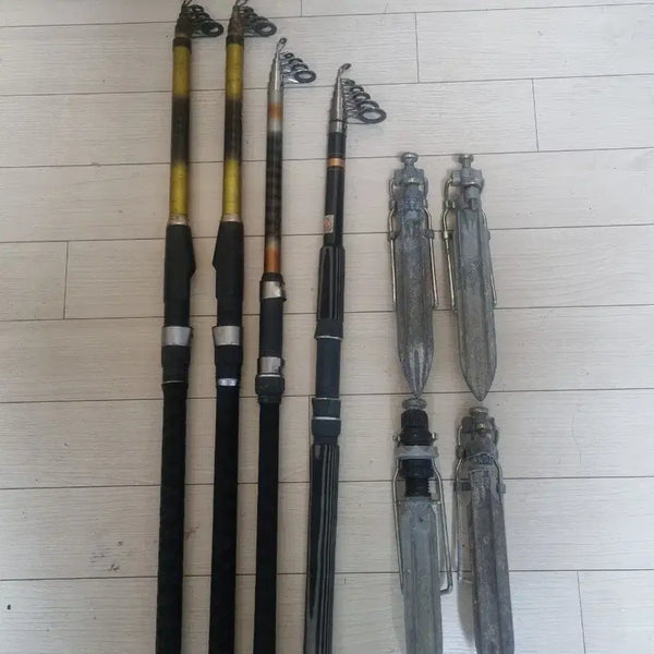 [BUNJANG] Fishing Rod and Reel Set with Rod Holders for Catfish, Carp, Crucian Carp, and Eel / [낚시용품]원투낚시 330대 릴낚시 낚싯대 받침대 메기 잉어 붕어 장어