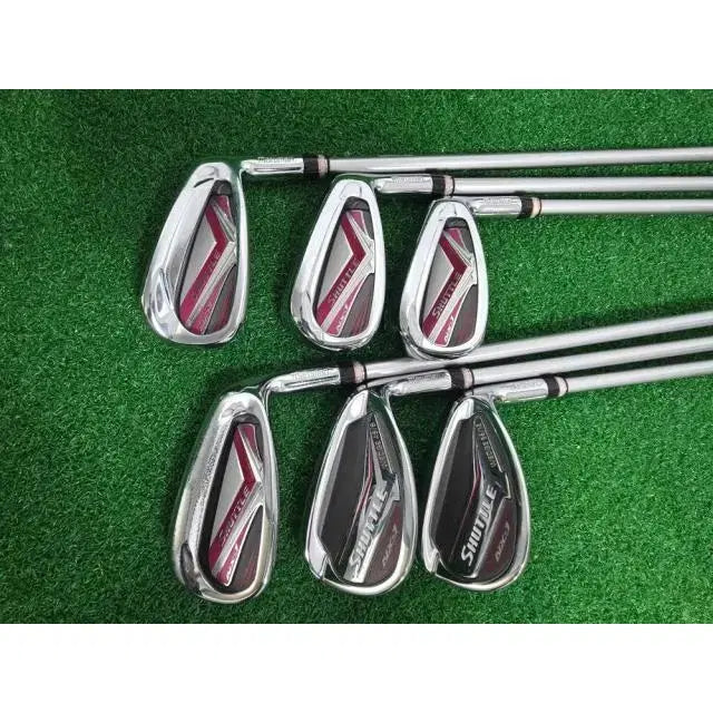 [BUNJANG] Maruman SHUTTLE NX1 Ladies Iron Set (6 Clubs, 8-14) / 8-14 마루망 여성용 SHUTTLE NX1 L 6개 중고 아이언세트