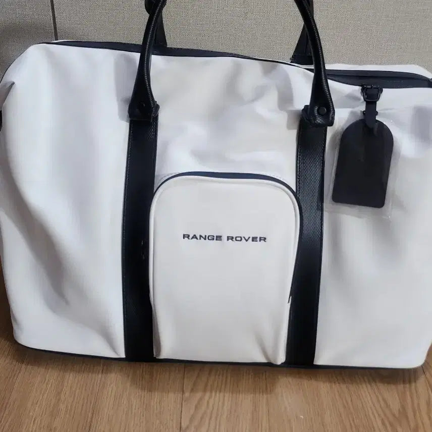 [BUNJANG] Range Rover Golf White Boston Bag / 레인지로버골프 화이트 보스턴백