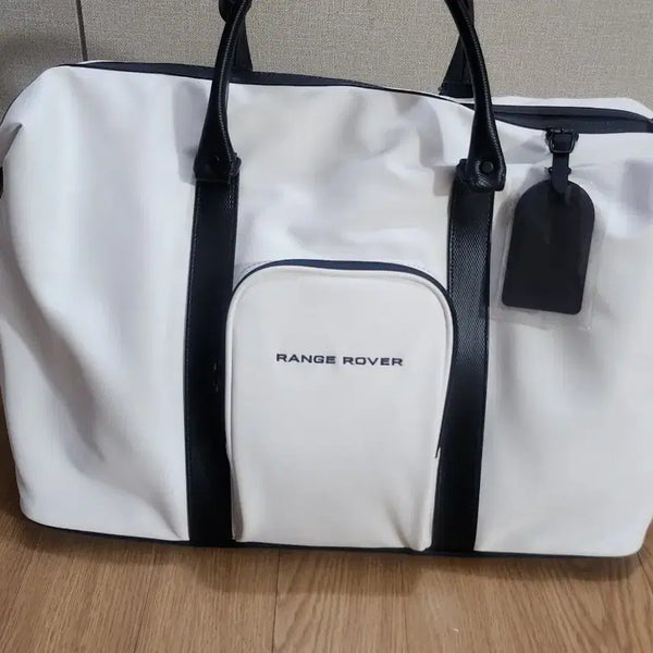 [BUNJANG] Range Rover Golf White Boston Bag / 레인지로버골프 화이트 보스턴백