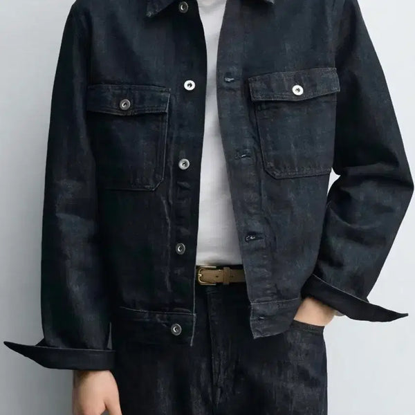 [BUNJANG] ZARA Regular Fit Denim Jacket XL / 자라 레귤러 핏 데님 자켓(XL)