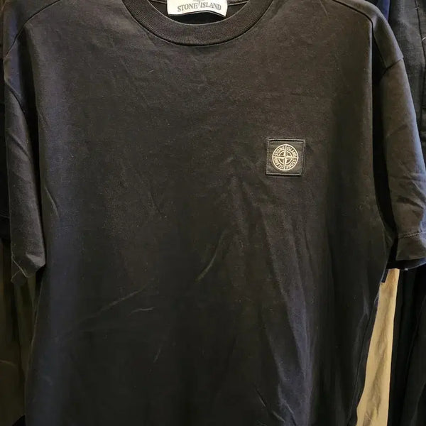 [BUNJANG] Stone Island Black T-Shirt / 스톤아일랜드 블랙 반팔 티셔츠