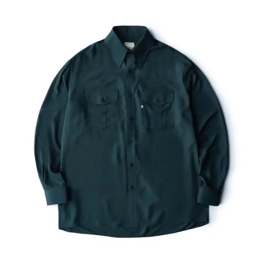 [BUNJANG] CHADFROM Rayon Shirt Green L / 채드프롬 레이온셔츠 그린 L