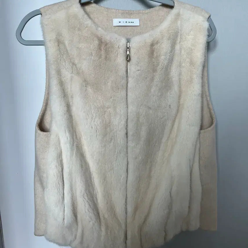 [BUNJANG] MICHAA Mink Fur Vest / 미샤MICHAA 밍크 퍼 베스트(55)