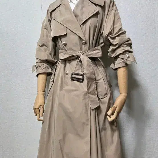[BUNJANG] LBL Beige Trench Coat Size S / LBL 베이지 트렌치코트 S