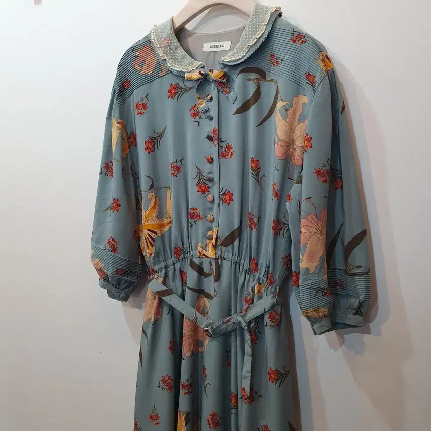[BUNJANG] INGEBORG Lace Flower Long Dress / INGEBORG 레이스 플라워 롱 원피스 *핑크하우스
