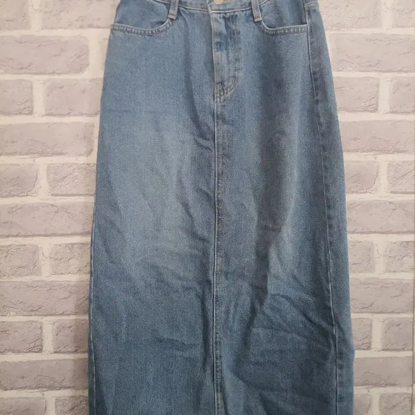 [BUNJANG] Casual Denim Long Skirt / 케주얼 청 데님 롱 스커트/알뜰한여우