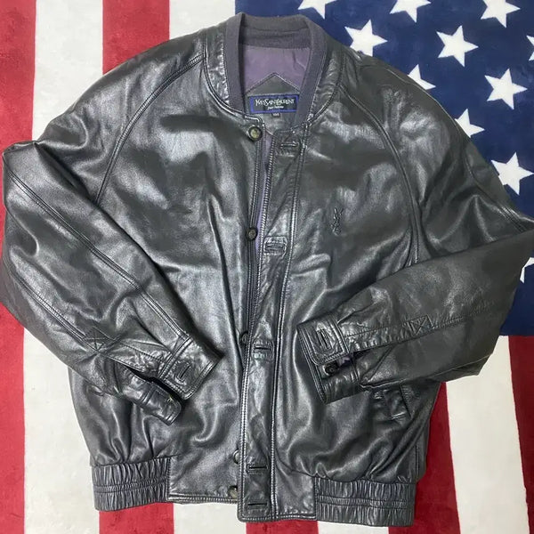 [BUNJANG] Yves Saint Laurent 90s Lambskin Leather Jacket / 90s 입생로랑 양가죽 자켓