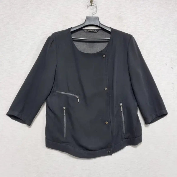 [BUNJANG] Zara Oversized See-Through Black Jacket Women's 55 / 자라 빅시스루 자켓 여55ㅡ0111