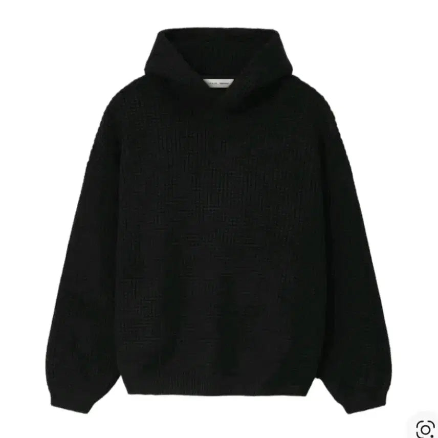 [BUNJANG] Fear of God Essentials Heavy Waffle 90s Hoodie Vintage Black 25FW / 피어오브갓 에센셜 헤비 와플 90s 후드 빈티지 블랙 25FW