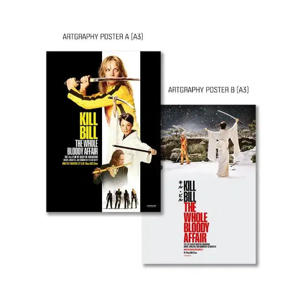 [BUNJANG] Megabox Kill Bill Artgraphy Poster Bundle Set (2 Types) / 2종일괄)킬 빌 아트그라피 2종 포스터 메가박스 판매
