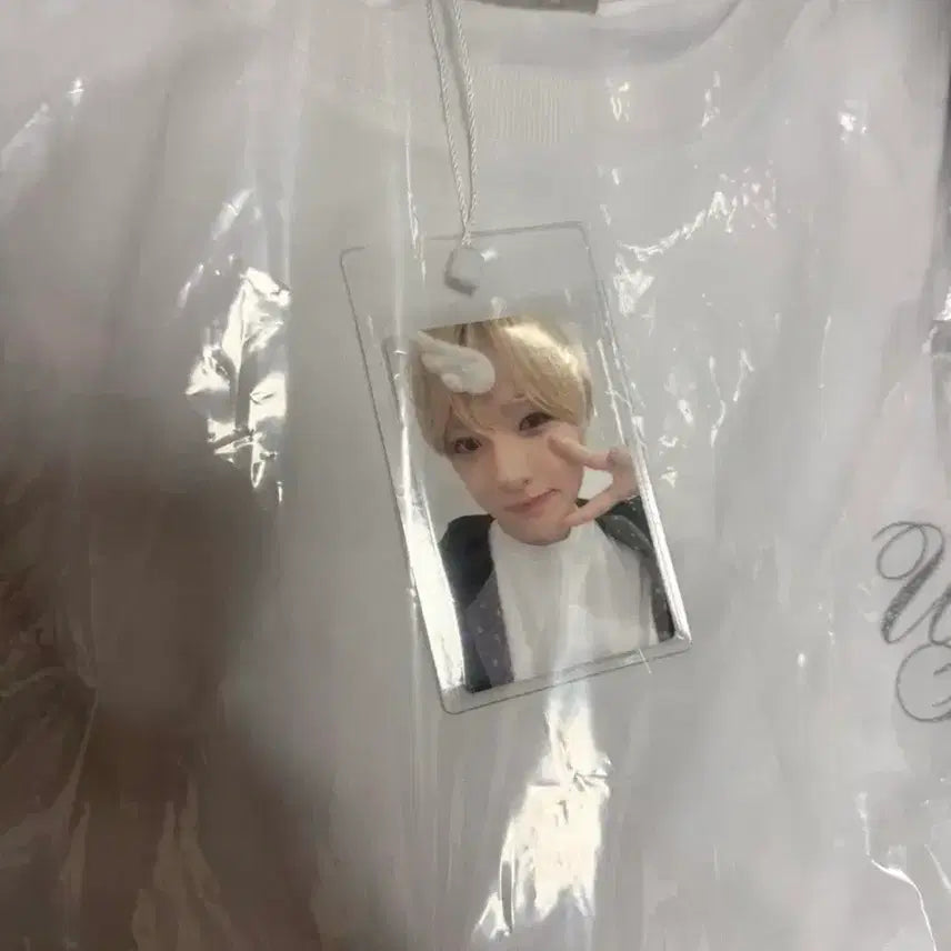 [BUNJANG] NCT WISH 2nd Anniversary Fanmeeting T-Shirt Sakuya Photocard (Sealed) / 엔시티위시 2주년 티셔츠 팬미팅 티셔츠 포카 사쿠야 미개봉 새상품