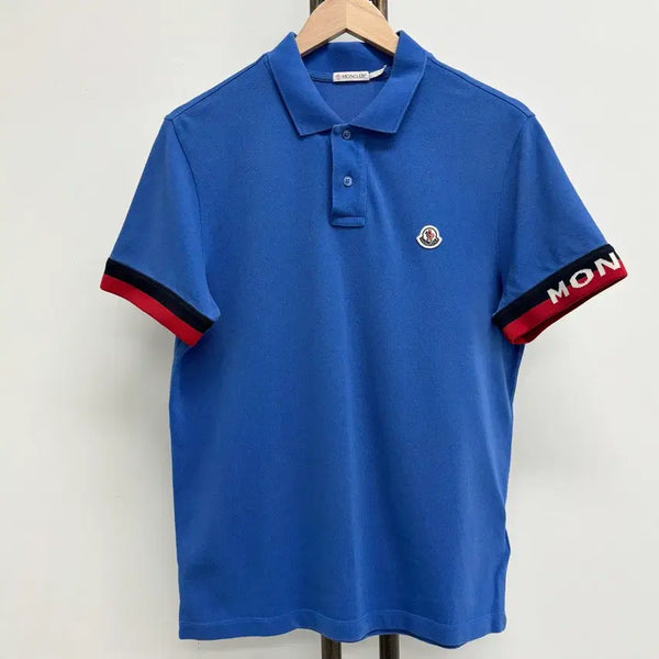[BUNJANG] Moncler PK Collar T-Shirt Size M Blue / [M]몽클레어 pk 카라티