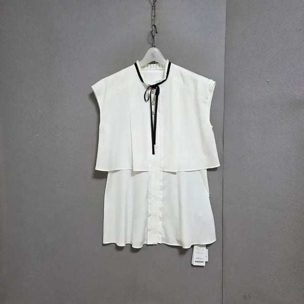 [BUNJANG] Louis Rouge Boutique White Blouse L / 루이루부티크 화이트 블라우스 L  n4712  미착용제품
