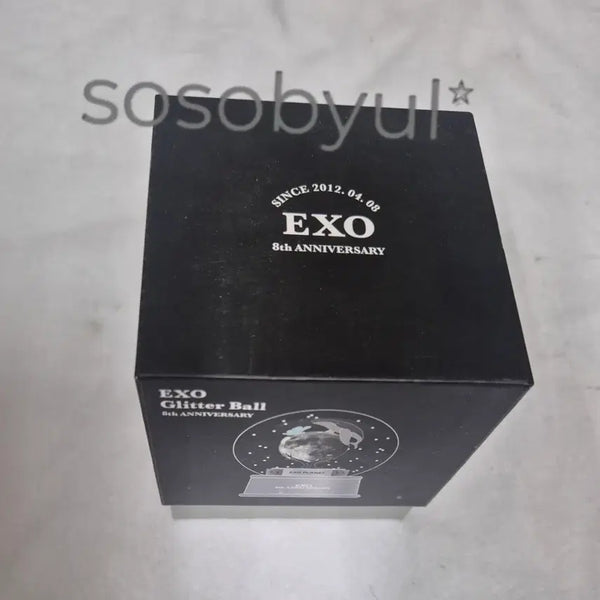 [BUNJANG] EXO 8th Anniversary Glitter Snow Globe / EXO 8주년 글리터볼 스노우볼