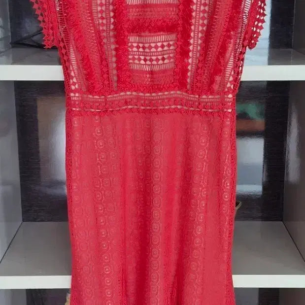 [BUNJANG] HANSOME OBJET Punching Long Dress / 한섬 오브제  펀칭 원피스