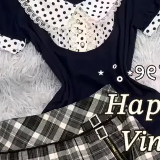 [BUNJANG] Cecile Mcbee Polka Dot Short Sleeve T-Shirt / 세실맥비 도트 반팔 (유일매물)