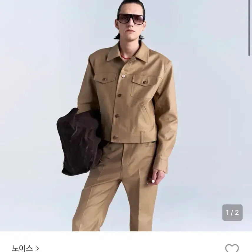 [BUNJANG] NOICE Trucker Work Jacket (Beige) / 노이스 / 트러커 워크자켓 (베이지) / M