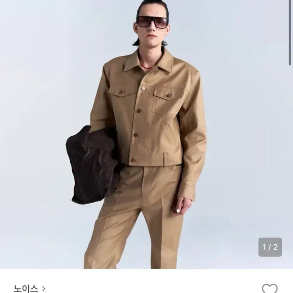 [BUNJANG] NOICE Trucker Work Jacket (Beige) / 노이스 / 트러커 워크자켓 (베이지) / M