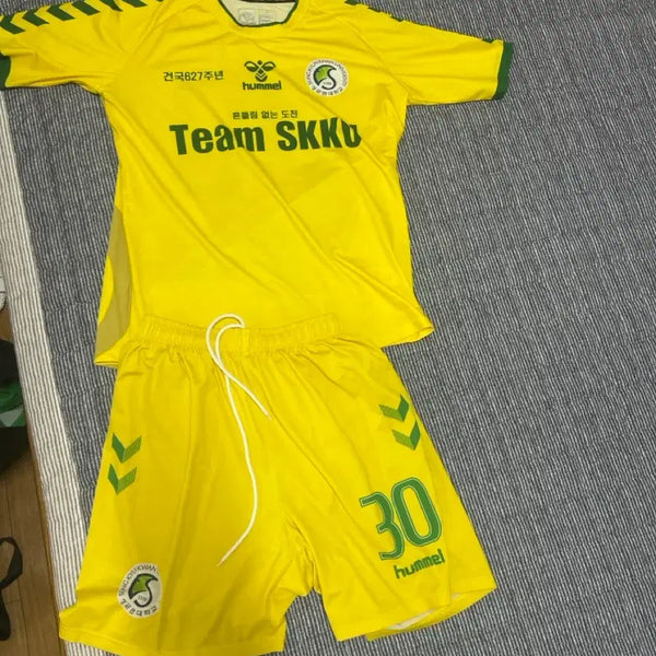 [BUNJANG] Sungkyunkwan University Football Team Player Issued Jersey #30 Set / 성균관대 유니폼 30번 세트 축구부 선수지급용