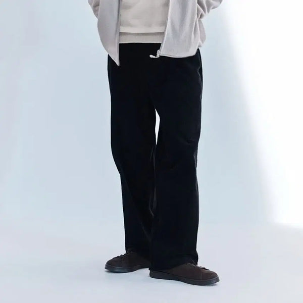 [BUNJANG] SPAO Wide Corduroy Pants Grey Size 32 New / 스파오 와이드 코듀로이 팬츠 32 그레이 새상품