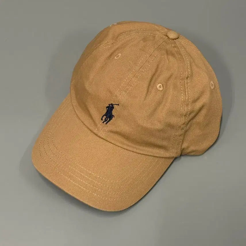 [BUNJANG] Polo Ralph Lauren Beige Cap / 폴로 랄프로렌 볼캡 베이지 프리사이즈