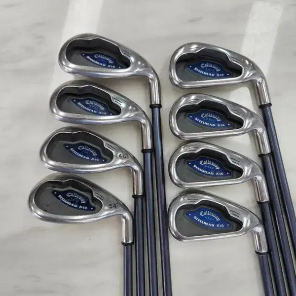 [BUNJANG] Callaway X-16 Graphite R Used 8-Iron Set (4-SW) / 캘러웨이 X-16 그라파이트 R 중고8아이언.4-SW