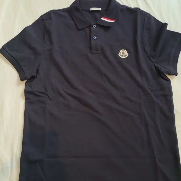 [BUNJANG] Moncler Navy Polo Shirt / 몽클레어 네이비 폴로 셔츠