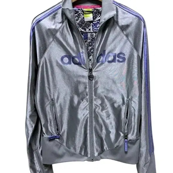 [BUNJANG] Adidas Silver Track Top (Purple), Vintage / 12 아디다스희귀져지 아디다스실버져지 M 퍼플져지 트랙탑 빈티지져지 일본