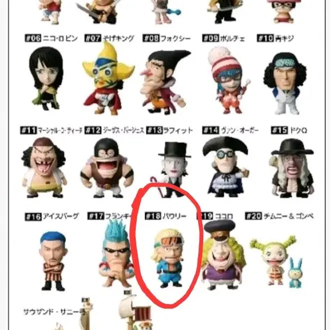 [BUNJANG] Anime Characters Heroes One Piece Vol. 4 Water Seven Arc Paulie Figure / 애니캐릭터 히어로즈 원피스 vol.4 워터세븐 편 파울리