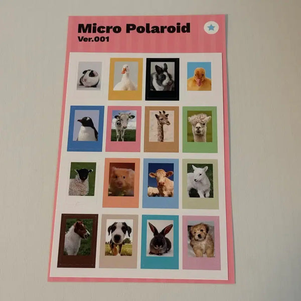 [BUNJANG] OAB Micro Polaroid Sticker Set / 새상품) oab 마이크로 폴라로이드 스티커 다꾸