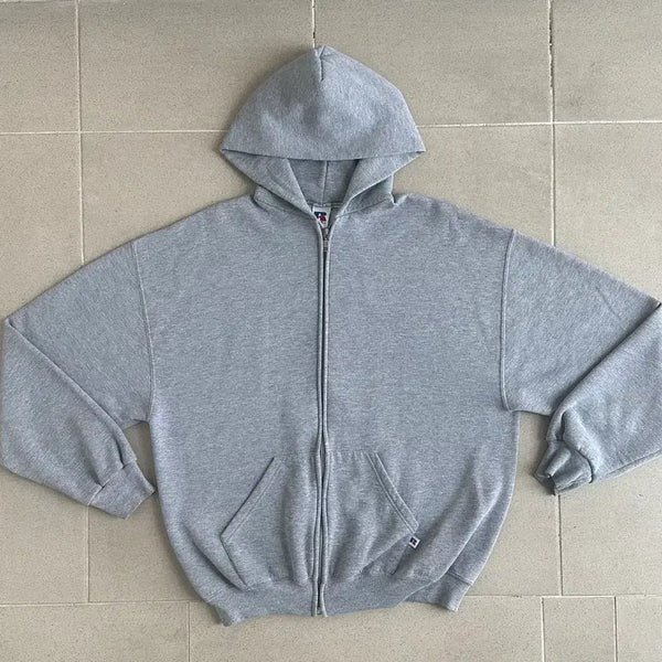 [BUNJANG] 90s Vintage Russell Athletic Hoodie Zip-up Grey XL / 90s 빈티지 러셀 후드집업 그레이 XL