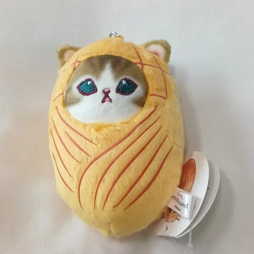[BUNJANG] Mofsand Corn Bread Cat Keychain / ( 키링 ) 모프샌드 옥수수빵 고양이 키링