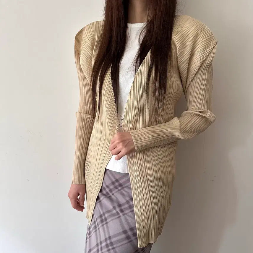 [BUNJANG] 이세이미야케 플리츠플리즈 pleats please 가디건 / 이세이미야케 플리츠플리즈 pleats please 가디건