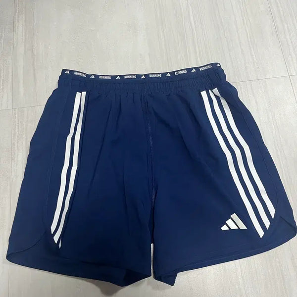 [BUNJANG] Adidas Running Shorts 5-inch Navy L / 아디다스 러닝팬츠 5인치 판매합니다.