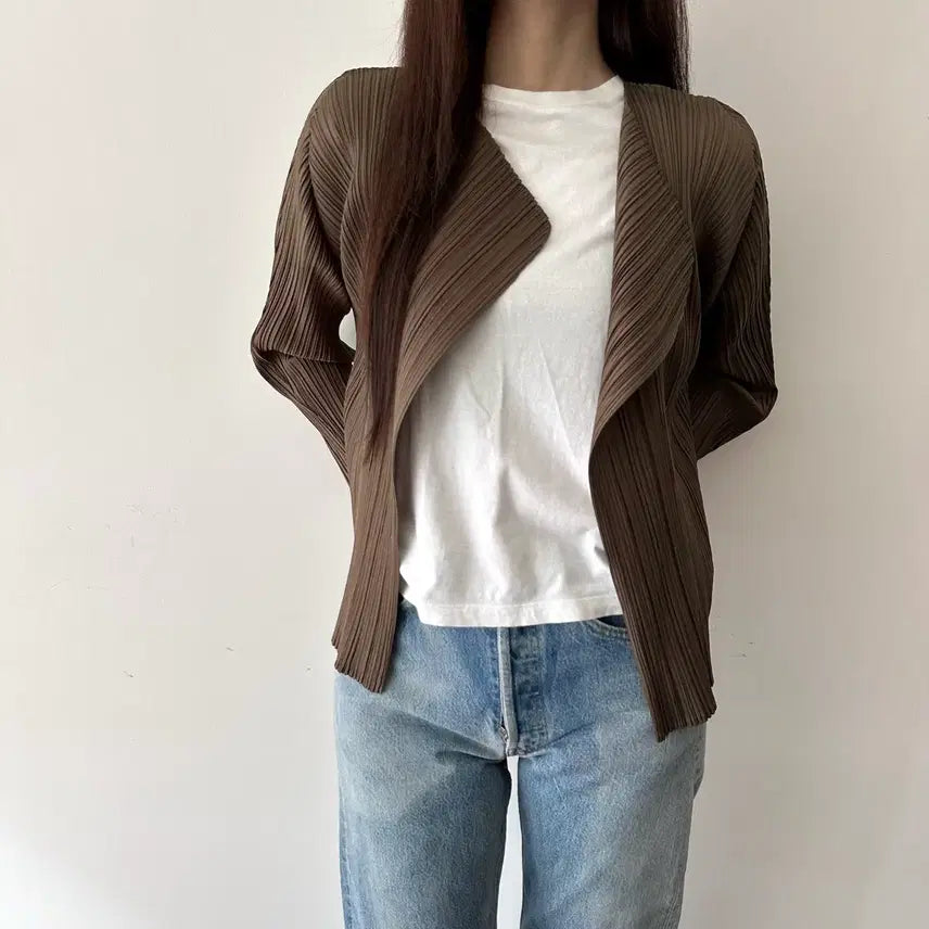 [BUNJANG] Issey Miyake Pleats Please Cardigan / 이세이미야케 플리츠플리즈 pleats please 가디건