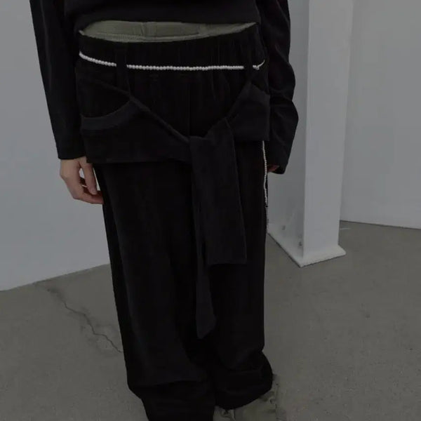 [BUNJANG] LCDCTM Tied Detail Jersey Sweatpants / Lcdctm 타이 디테일 스웻팬츠