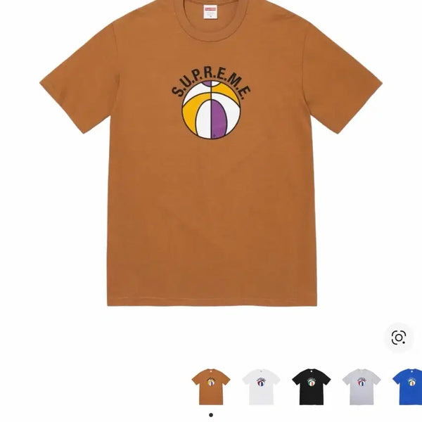 [BUNJANG] Supreme 23SS League T-Shirt Light Brown / [L] 23SS 슈프림 리그 티셔츠 라이트 브라운