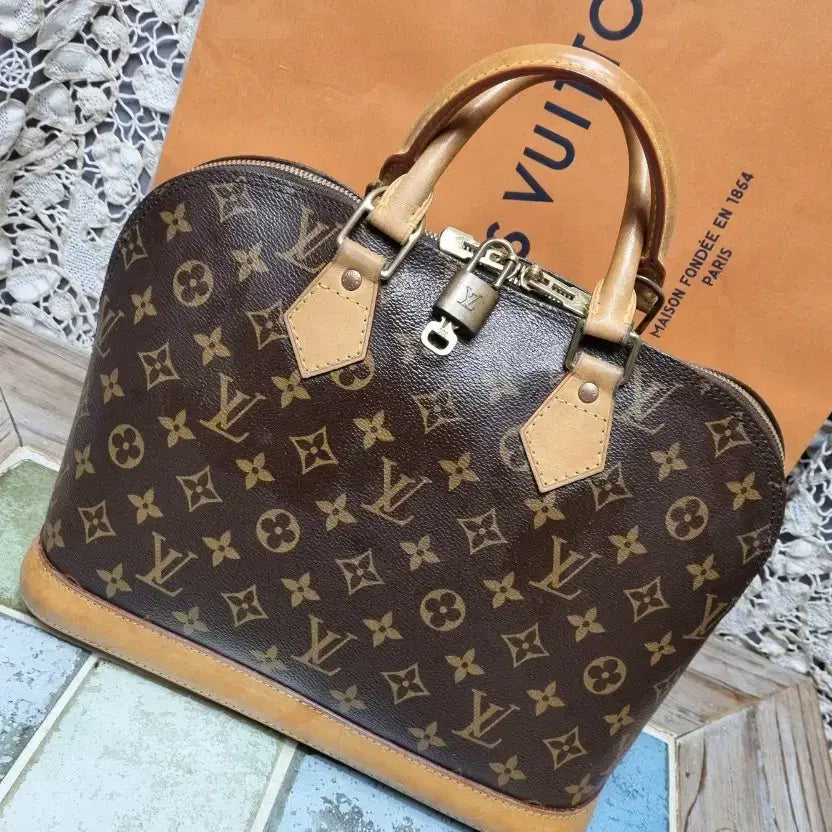 [BUNJANG] Louis Vuitton Monogram Alma PM Bag / 루이비통모노그램 알마pm