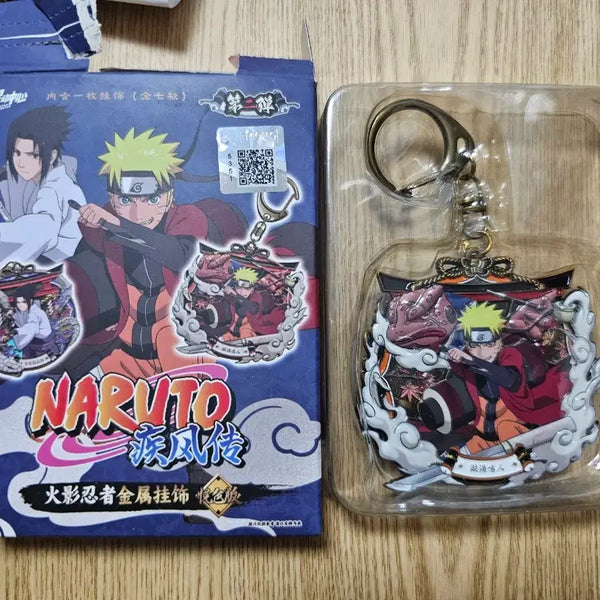 [BUNJANG] Naruto Uzumaki Chinese Metal Charm Gold Keyring Holder / 나루토 중국 메탈 참 골드 키링 키홀더 우즈마키 나루토