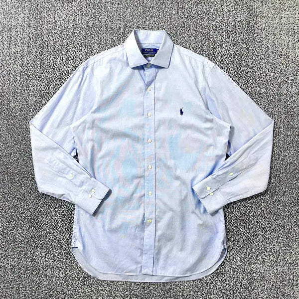 [BUNJANG] Polo Ralph Lauren Slim Fit Easy-Care Cotton Shirt Blue Vintage / 빈티지9. 폴로랄프로렌 슬림핏 이지케어 코튼 셔츠 블루