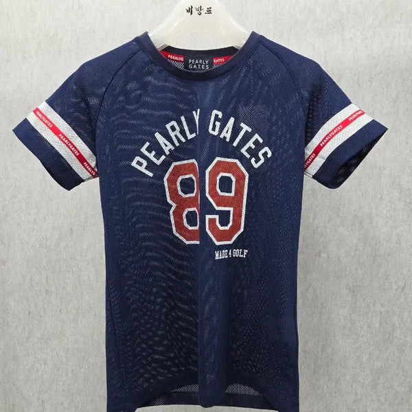 [BUNJANG] Paris Gates Women's Sheer Mesh Short Sleeve T-Shirt Size 90 / 여성 90 파리게이츠 반팔 시스루 망사