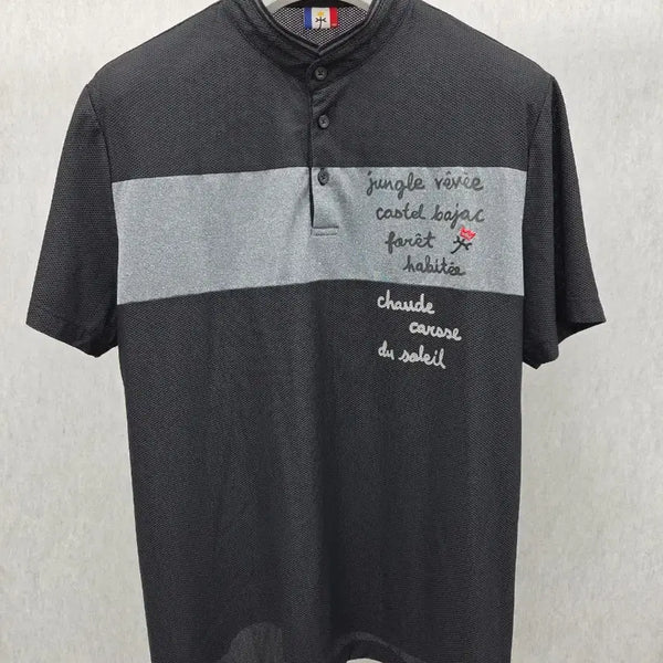 [BUNJANG] Castelbajac Golf Men's Short Sleeve Polo Shirt - Size 110 / 남성 110 까스텔바작 골프 반팔