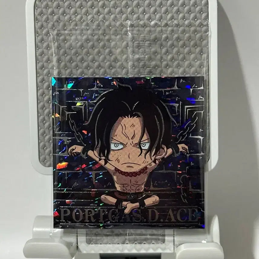 [BUNJANG] One Piece Wafer Seal Ace Secret Rare Card / 원피스웨하스씰 에이스시크릿
