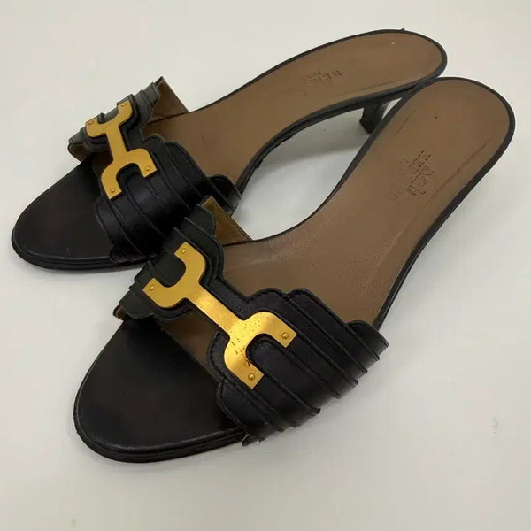 [BUNJANG] Hermes H Buckle Mule Sandals / 에르메스 H버클 뮬 샌들
