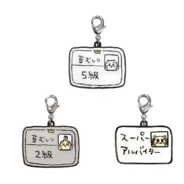 [BUNJANG] Chiikawa Tokyo Park July Limited Edition Certificate Seal Keyring / 도쿄 치이카와 파크 7월 구매 풀 뽑기 자격증 메지루시 키링