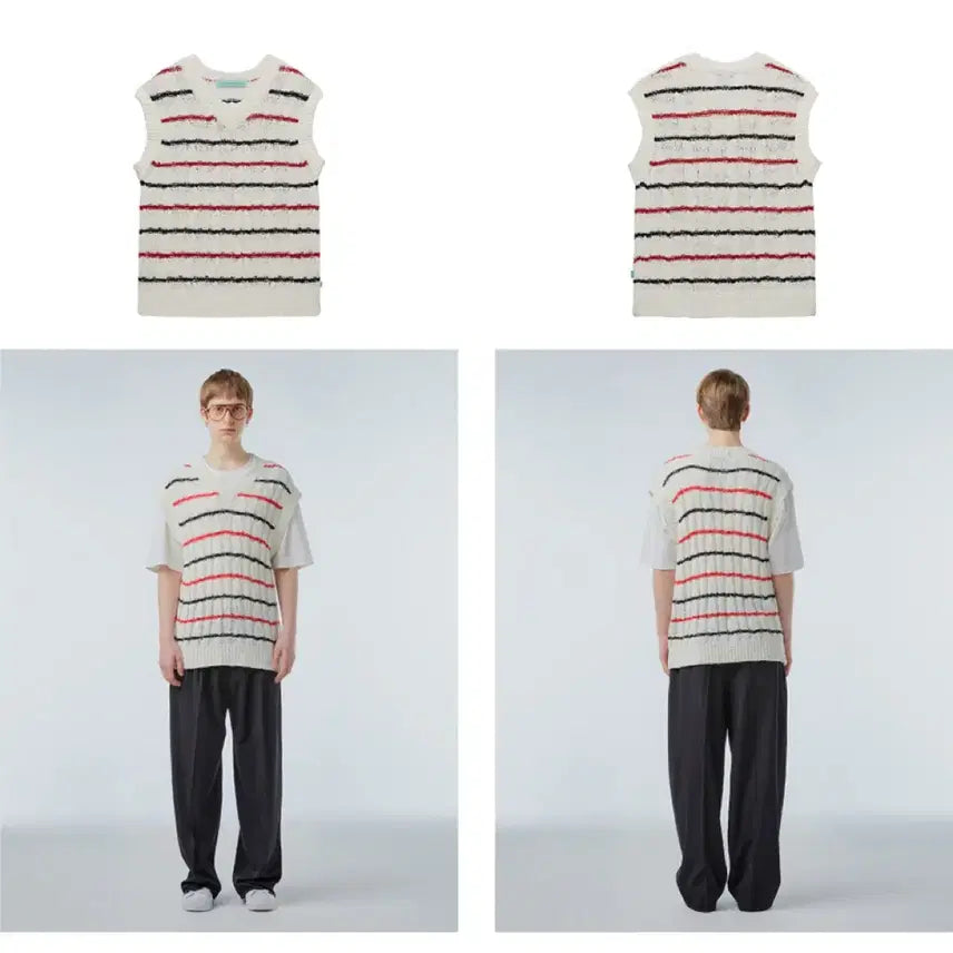 [BUNJANG] Instant Funk Knit Vest (New) / 인스턴트펑크 니트 베스트 (새상품)