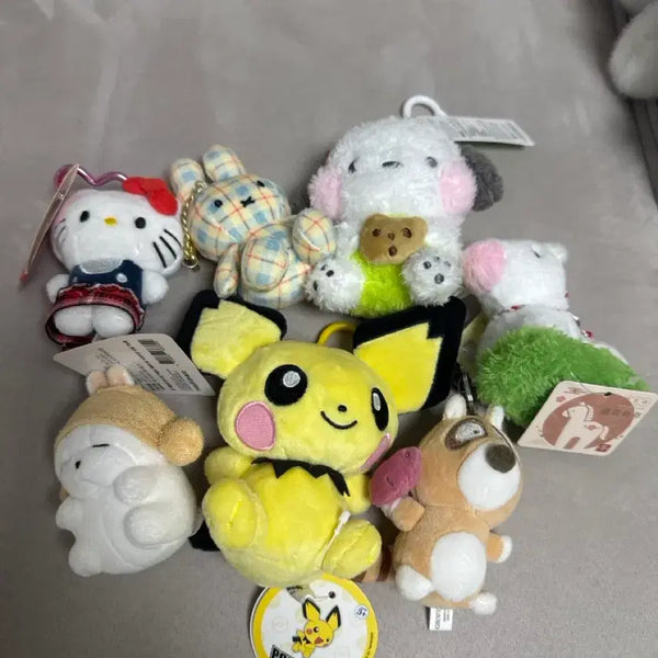 [BUNJANG] Plush Toy Keychain Set / 인형뽑기 인형 키링