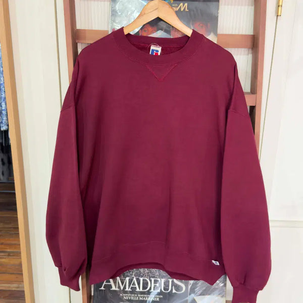 [BUNJANG] 90s Russell Athletic Blank Sweatshirt USA / 90s 러셀 에슬레틱 블랭크 스웻셔츠 USA