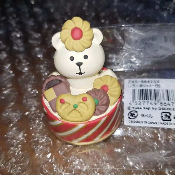[BUNJANG] Decole Concombre Shirokuma Bear Cookie Can Figure / 데꼴 콘콤브레 시로쿠마백곰쿠키캔 피규어 팝니다